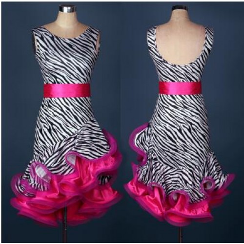 Latin dance dress stage performance latin dancing clothing for women lady ballroom salsa with belt chacha